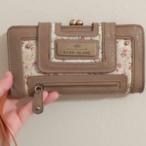 River Island Floral Wallet